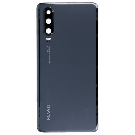 Vitre arrière Noir OFFICIELLE Huawei P30 Lite 02352NMM