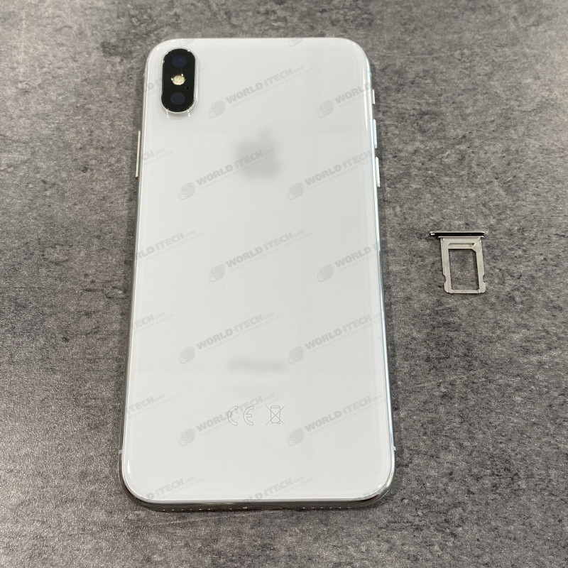 Chassis vitre arrière noir complet prémonté iPhone X - KIT OUTILS OFFERTS