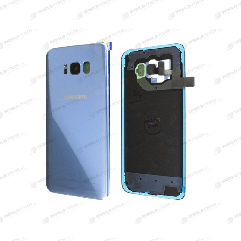 Vitre arrière Bleu COMPATIBLE Samsung Galaxy S8 Plus SM-G955F