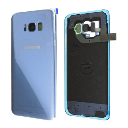 Vitre arrière Bleu COMPATIBLE Samsung Galaxy S8 SM-G950F