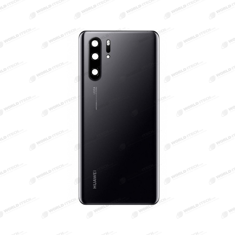 Vitre arrière Noir COMPATIBLE Huawei P30 Pro - Kit Outils OFFERT