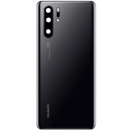 Vitre arrière Noir COMPATIBLE Huawei P30 Pro - Kit Outils OFFERT