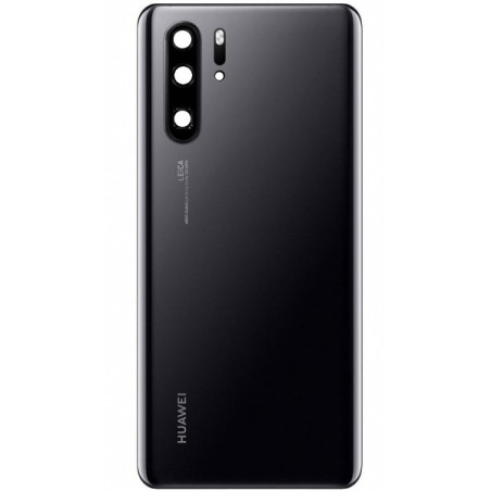 Vitre arrière Noir COMPATIBLE Huawei P30 Pro - Kit Outils OFFERT