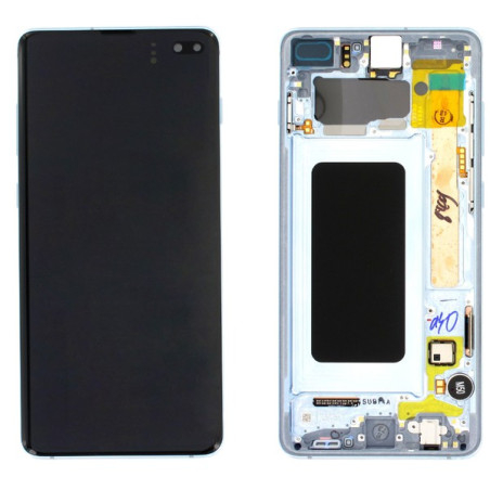 Ecran AMOLED ORIGINE Samsung bleu S10+ SM-G975F - Kit Outils OFFERT GH82-18849C
