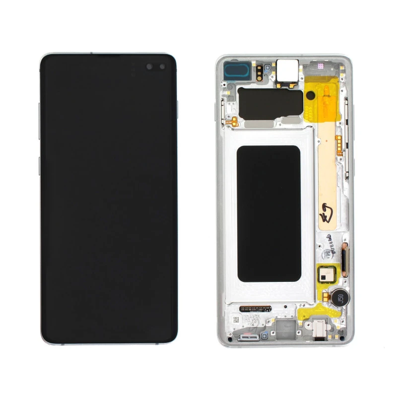 Ecran AMOLED ORIGINE Samsung bleu S10+ SM-G975F - Kit Outils OFFERT GH82-18849B / GH82-18834B