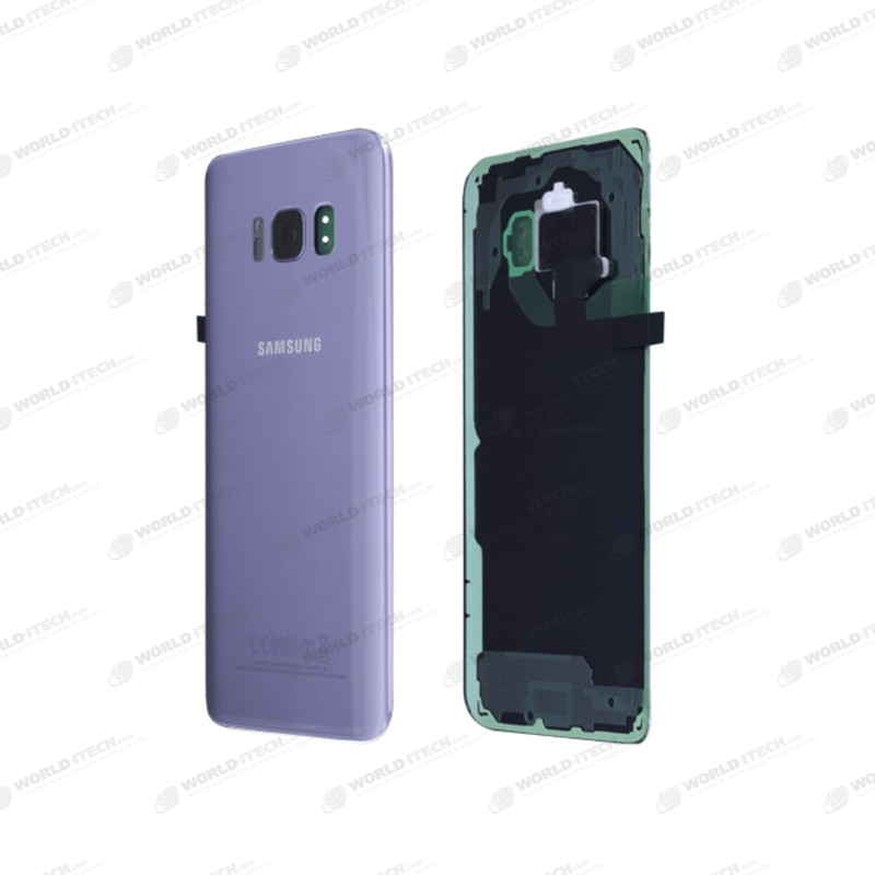 Vitre arrière Violet COMPATIBLE Samsung Galaxy S8 SM-G950F