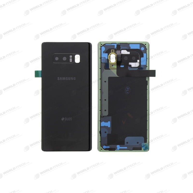 Vitre arrière noir origine officielle Samsung Galaxy Note 8 DUOS SM-N950F GH82-14985A