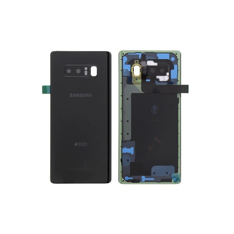 Vitre arrière noir origine officielle Samsung Galaxy Note 8 DUOS SM-N950F GH82-14985A