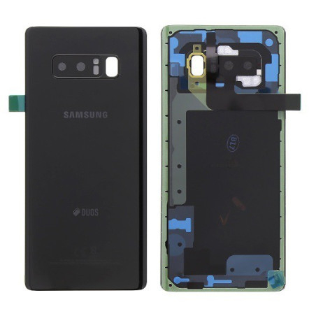 Vitre arrière noir origine officielle Samsung Galaxy Note 8 DUOS SM-N950F GH82-14985A