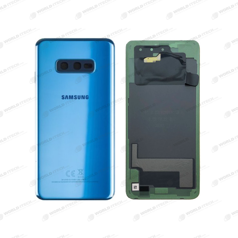 Vitre arrière Bleu prisme OFFICIELLE Samsung Galaxy S10E SM-G970F GH82-18452C