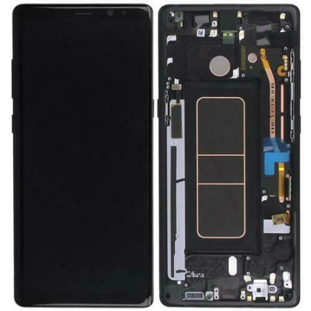 Ecran sur chassis Noir OFFICIEL Samsung Note 8 SM-N950F - Kit Outils OFFERT GH97-21065A