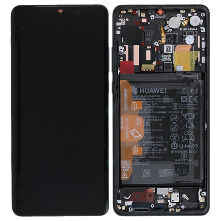 Ecran OFFICIEL Huawei Noir avec chassis P30 PRO - Kit Outils OFFERT 02352PBT
