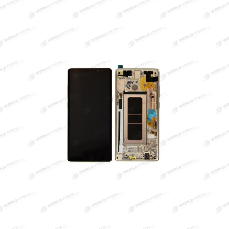 Ecran sur chassis Noir OFFICIEL Samsung Note 8 SM-N950F GH97-21065A