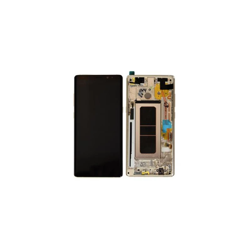 Ecran sur chassis Noir OFFICIEL Samsung Note 8 SM-N950F GH97-21065A