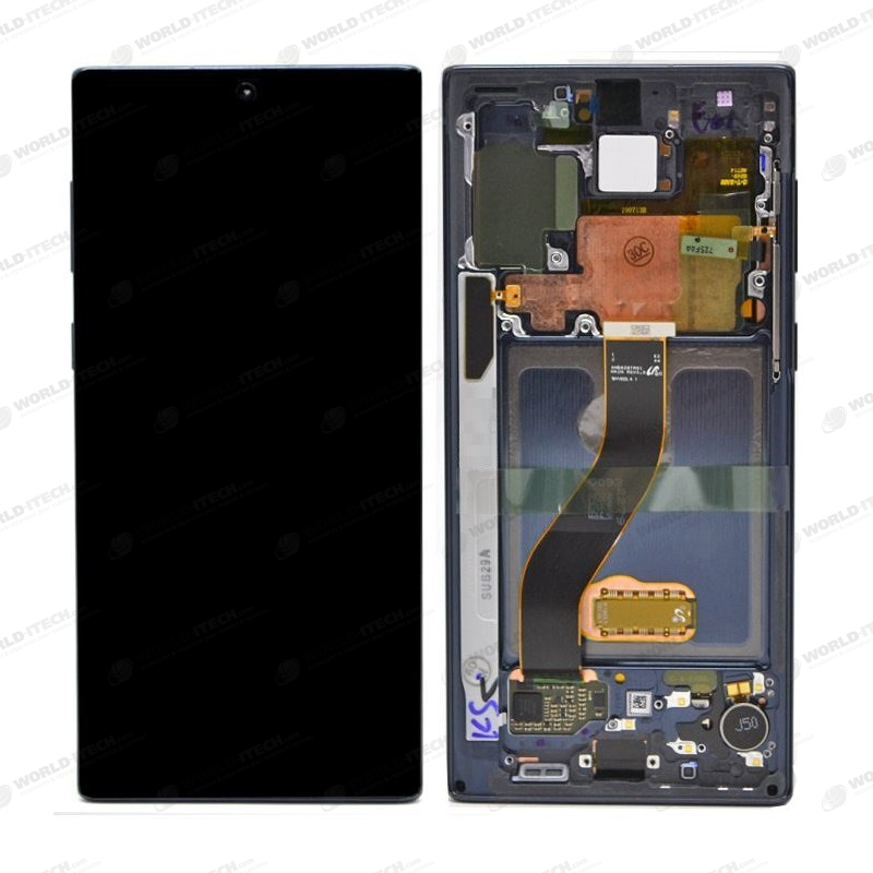 Ecran + chassis Noir OFFICIEL Samsung Note 10+ SM-N975F GH82-20838A / GH82-20900A / GH82-21621A