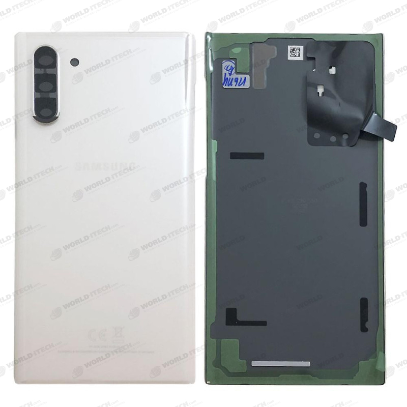 Vitre arrière blanc origine officielle Samsung Galaxy Note 10 SM-N970F GH82-20528B