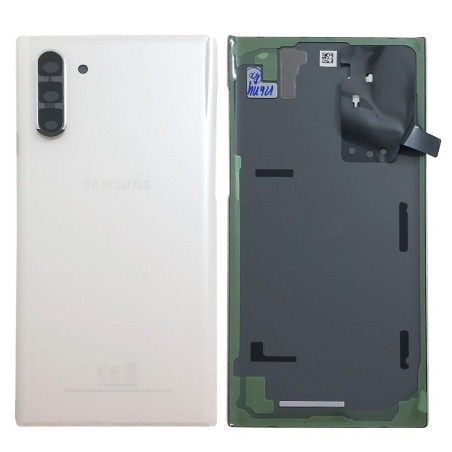 Vitre arrière blanc origine officielle Samsung Galaxy Note 10 SM-N970F GH82-20528B