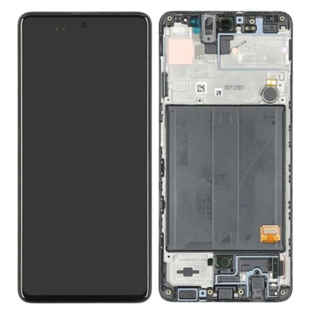 Ecran sur chassis Noir OFFICIEL Samsung A51 SM-A515F  GH82-21669A
