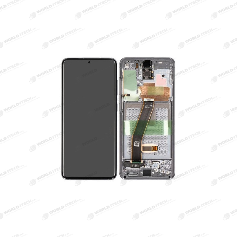 Ecran super AMOLED ORIGINE Samsung Noir S20 SM-G980F  service pack officiel GH82-22131A