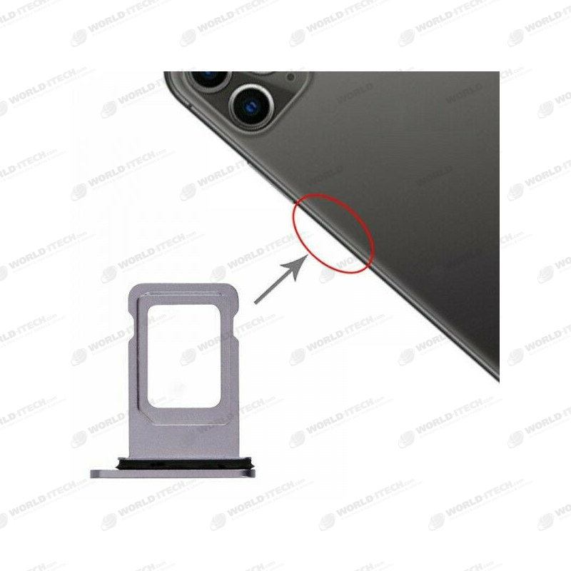 Tiroir Support violet mauve Carte Nano SIM iPhone 11