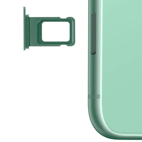 Tiroir Support Vert Carte Nano SIM iPhone 11