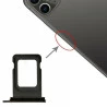 Tiroir Support Carte Nano SIM iPhone 11 Pro / 11 pro max couleur noir gris sideral