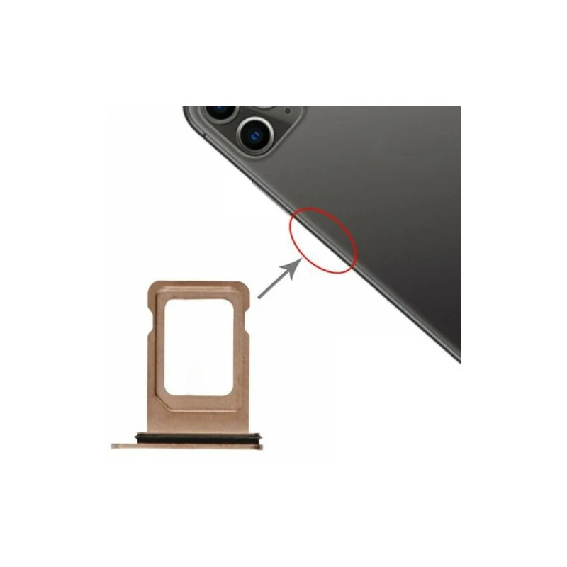 Tiroir Support Carte Nano SIM OR iPhone 11 Pro/11 Pro Max