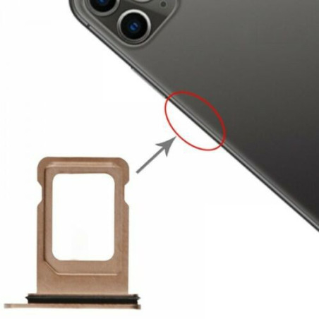 Tiroir Support Carte Nano SIM OR iPhone 11 Pro/11 Pro Max