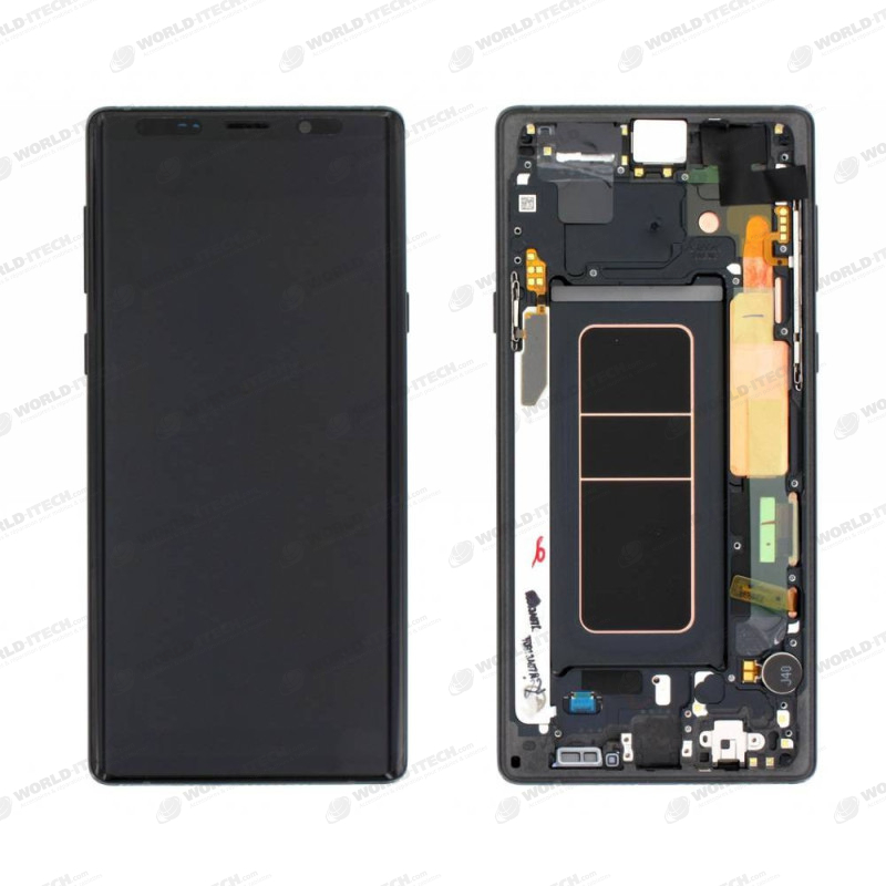 Ecran sur chassis Noir OFFICIEL Samsung Note 8 SM-N950F  GH97-21065A