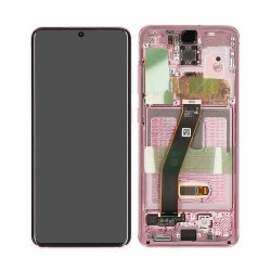 Achat Ecran super AMOLED ORIGINE Samsung rose S20 SM-G980F service pack officiel GH82-22131C en ligne