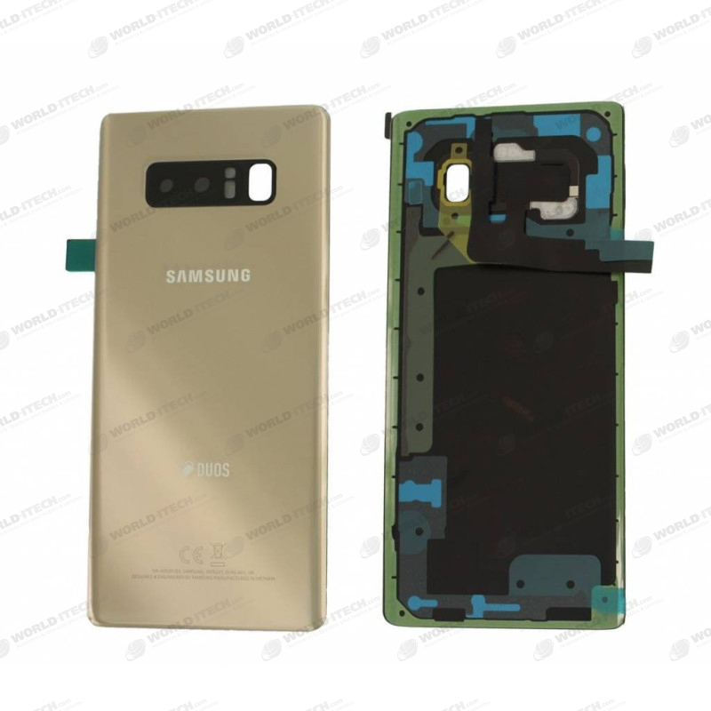 Vitre arrière or origine officielle Samsung Galaxy Note 8 DUOS SM-N950F GH82-14985D