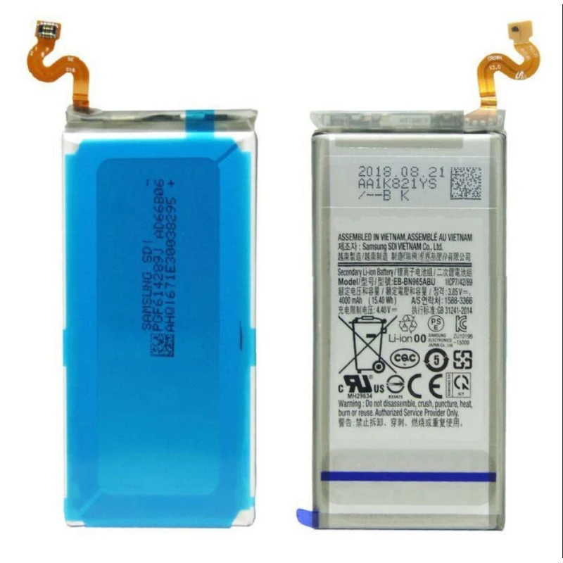 Batterie Interne Origine officielle 4000mAh Samsung Note 9 SM-N960F GH82-17562A / EB-BN965ABU