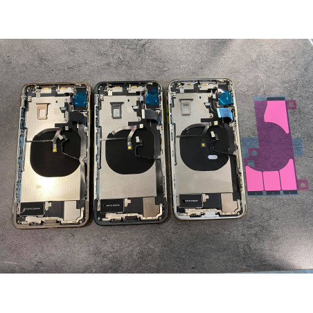 Chassis vitre arrière complet prémonté iPhone XS MAX - KIT OUTILS OFFERTS