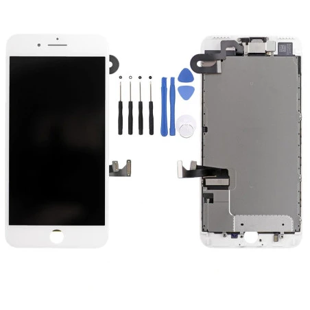 Ecran ORIGINE Apple Blanc Complet Prémonté iPhone 8 plus - Kit Outils OFFERT 