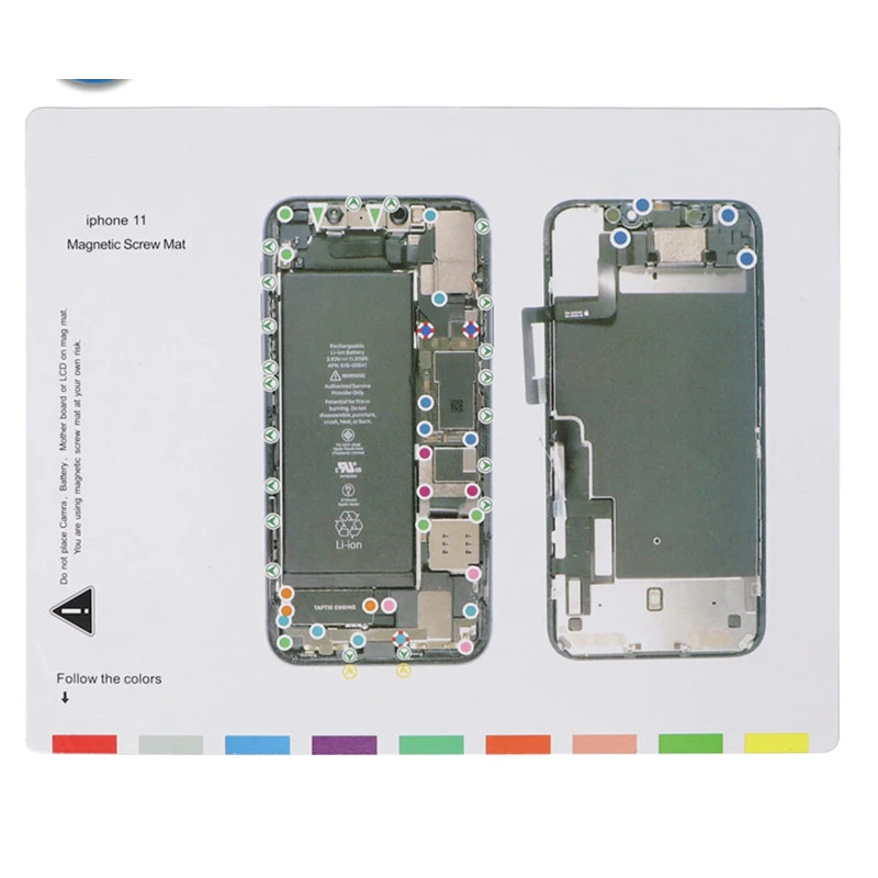 Patron aimanté guide range vis iPhone 11