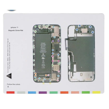 Patron aimanté guide range vis iPhone 11