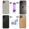 Chassis avec vitre arrière iPhone 11 Pro - KIT OUTILS OFFERTS gris sidéral vert nuit argent or