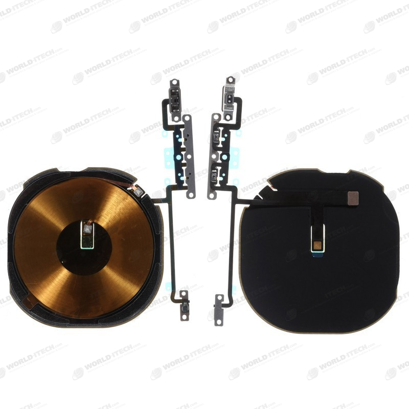 Nappe bouton volume mute recharge sans fil induction QI  iPhone XS