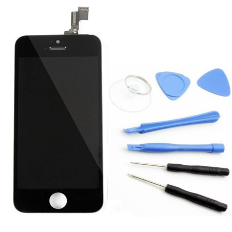 Ecran Noir original apple iPhone 5s outils