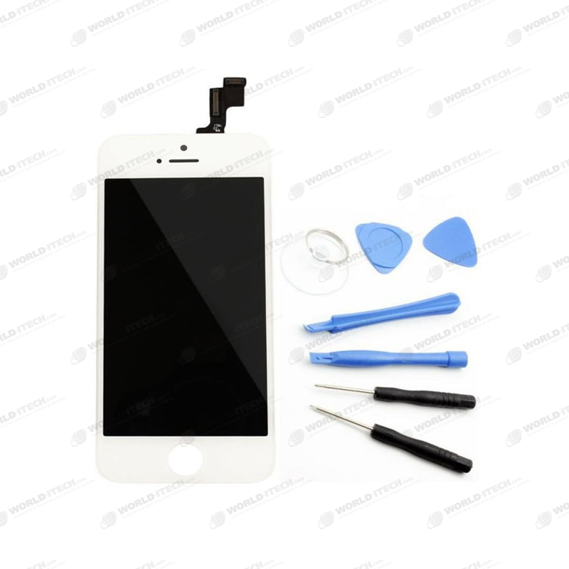 ecran lcd retina vitre tactile blanc iphone 5s origine apple outils