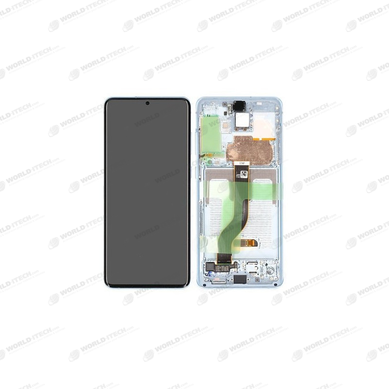 Ecran AMOLED ORIGINE Samsung bleu S20+ SM-G985F - Kit Outils OFFERT GH82-22134D