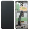 Ecran super AMOLED ORIGINE Samsung argent blanc S20 SM-G980F - Kit Outils service pack officiel GH82-22123B / GH82-22131B