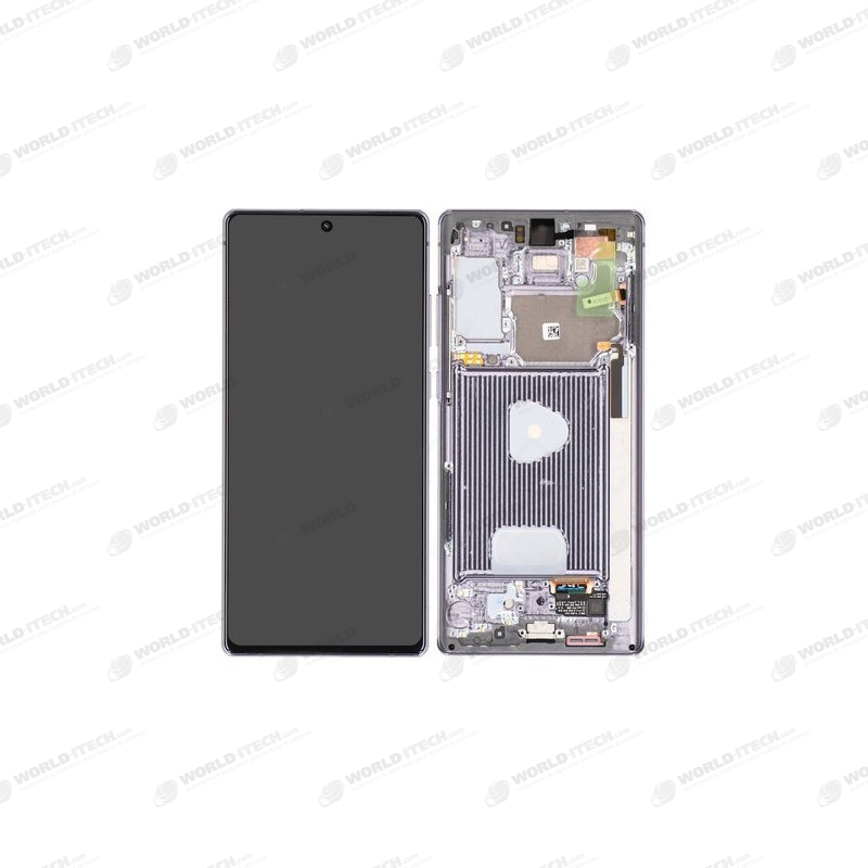 Ecran sur chassis Noir OFFICIEL Samsung Note 20 sm-N980 sm-n981 GH82-23733A