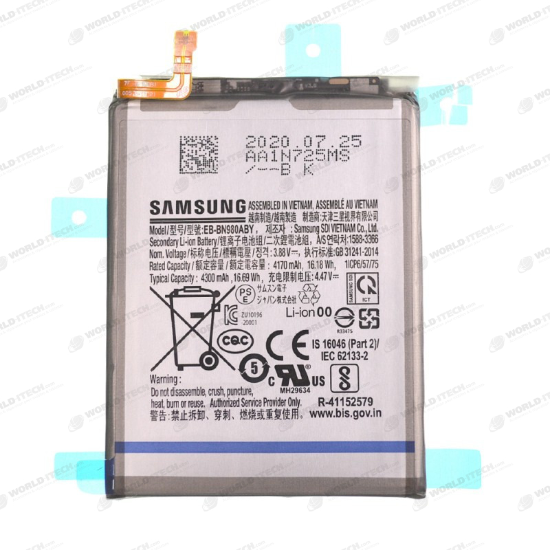 Batterie OFFICIELLE Samsung Note 20 4300mAh GH82-23496A  EB-BN980ABY