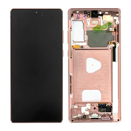 Ecran sur chassis bronze OFFICIEL Samsung Note 20 sm-N980 sm-n981 GH82-23733B