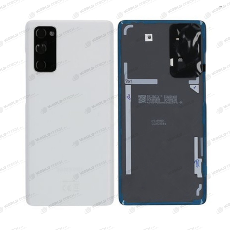 Vitre arrière blanche OFFICIELLE Samsung Galaxy S20 FE SM-G780F GH82-24263B