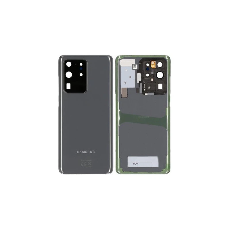 Vitre arrière Noir OFFICIELLE Samsung Galaxy S20 Ultra GH82-22217B SM-G888F / SM-G888B