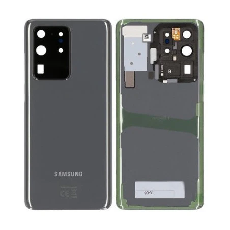 Vitre arrière Noir OFFICIELLE Samsung Galaxy S20 Ultra GH82-22217B SM-G888F / SM-G888B