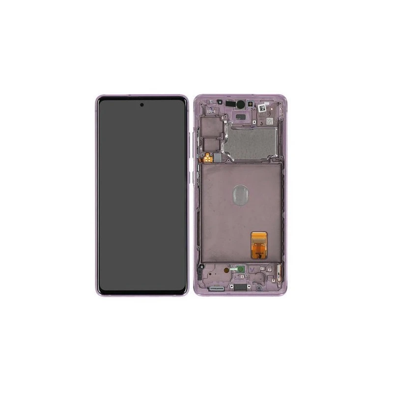 Ecran sur chassis violet lavande OFFICIEL Samsung S20 FE 4G / 5G GH82-24220C SM-G780 / SM-G781