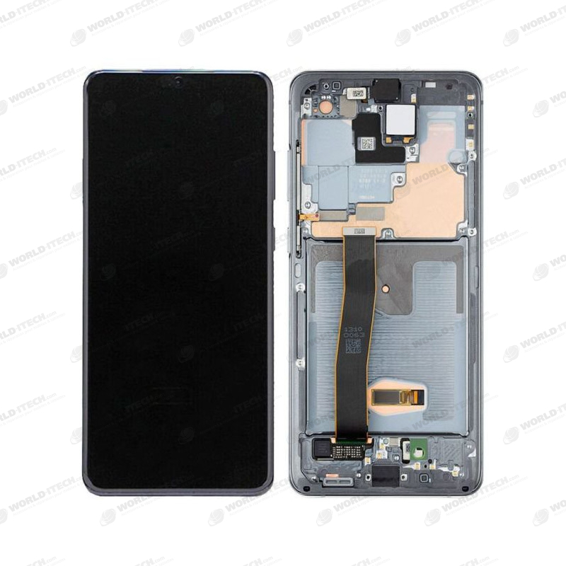 Ecran AMOLED ORIGINE Samsung blanc argent S20 Ultra SM-G988F - Kit Outils OFFERT GH82-22271B GH82-22327C GH82-22271C